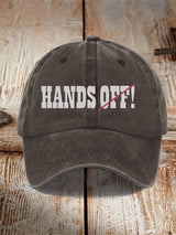 🔥Buy 3 Get 15% Off🔥Unisex Hands Off Protest Print Hat