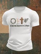 Men's  A lot can happen in 3 days  Print  T-Shirt
