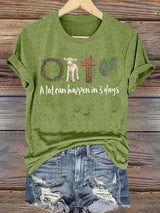 Women's  A lot can happen in 3 days Print T-Shirt