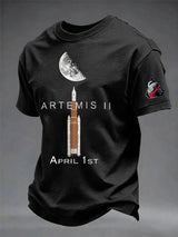 Men's Artemis II Mission Print T-Shirt