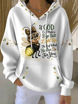 Women's If God Can Make A Bug's Butt Light Up Hoodie