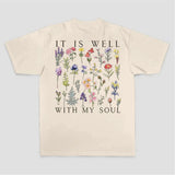 It Is Well With My Soul Printed Women's T-shirt