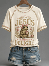 Women's Faith Printing  T-Shirts
