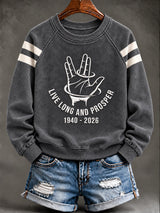 Women's Live Long And Prosper Print Sweatshirt
