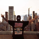 Jesus Always Wins Printed Men's T-shirt