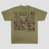 He Makes A Way Isaiah 43:19 Western Landscape Print Printed Women's T-shirt
