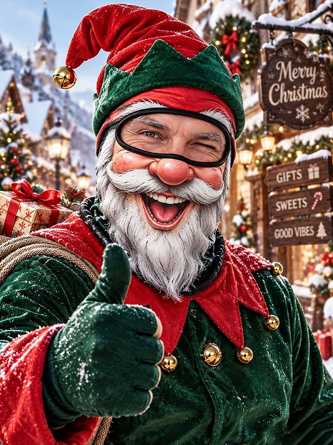 Fun Santa Claus Mask