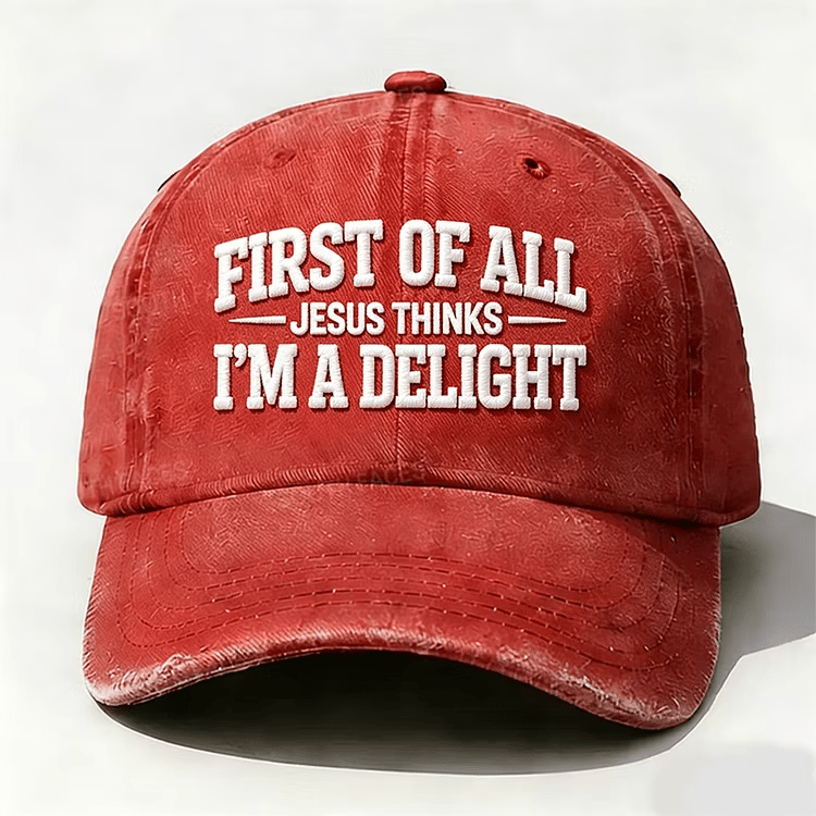 "I Am a Happy Person" Printed Baseball Cap (Unisex)