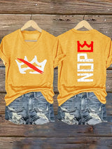 🔥Buy 3 Get 15% Off Women's  Nope, No Kings In America Print T-shirt