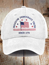 🔥Buy 3 Get 15% Off🔥Unisex 'FDT Freedom Democracy Truth,No Kings In America Since 1776' Printed Hat