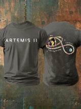 Men's  Fun Planet Print T-Shirt