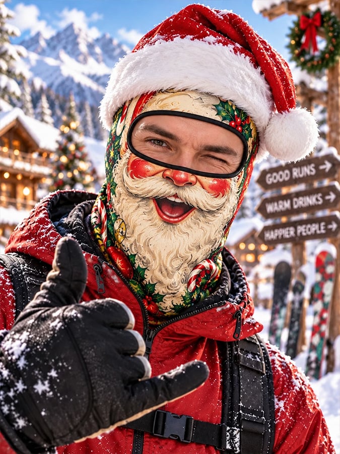 Fun Santa Claus Mask