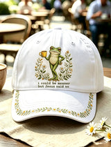 Unisex 'I Could Be Meaner But Jesus Said No'  Casual Hat