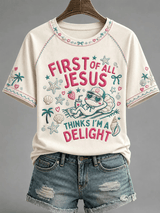 Women's Faith Printing  T-Shirts