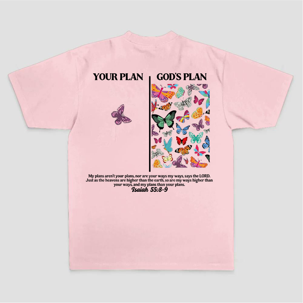 Your Plan God's Plan Printed Women's T-shirt