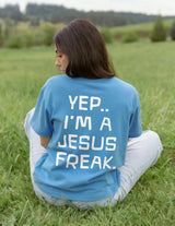 Yep I'm A Jesus Freak Printed Women's T-shirt