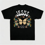 Jesus The Way The Truth The Life Printed Women's T-shirt