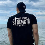 Not By My Strength But His Printed Men's T-shirt