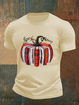 Men's  Fall Book Pumpkin DTF transfer - FDT, Fall Aesthetic print  T-Shirt