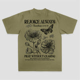 Rejoice Always Printed Women's T-shirt