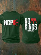 🔥Buy 3 Get 15% Off Men's  No Kings In America T-Shirt