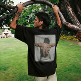 Jesus Crucifixion Printed Men's T-shirt
