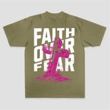 Faith Over Fear Printed Women's T-shirt