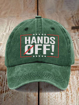 🔥Buy 3 Get 15% Off🔥Unisex Distressed Washed Cotton FDT “Hands Off ” Hat