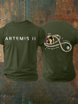 Men's  Fun Planet Print T-Shirt