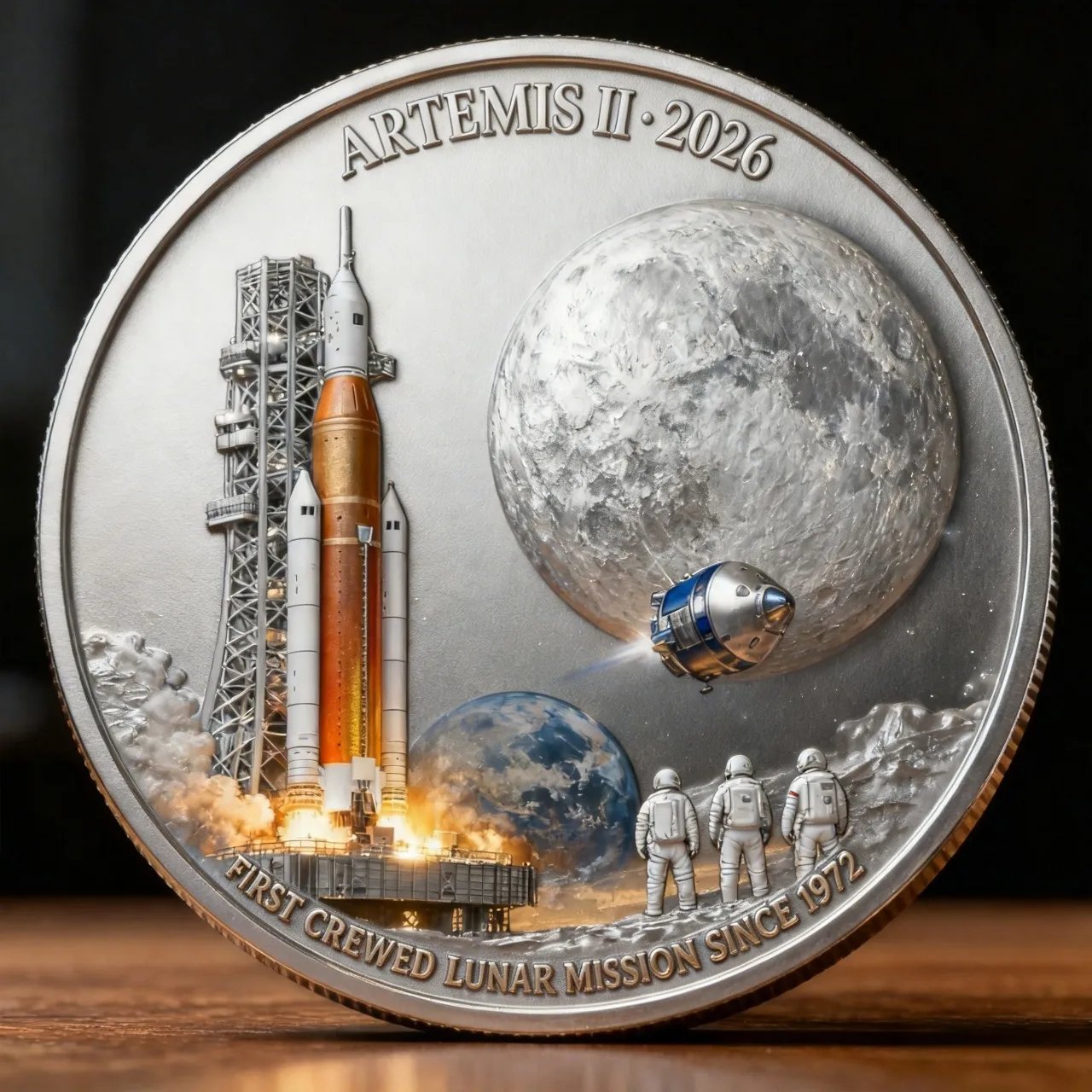 🚀🌕 Artemis II Lunar Mission Commemorative Coin 🚀🚀