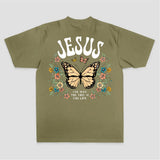 Jesus The Way The Truth The Life Printed Women's T-shirt