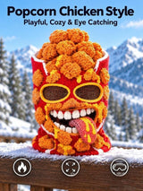 Men's Outdoor Knitted Thermal Balaclava with a Quirky Design