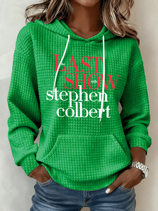 Retro Last Show Print Hoodie