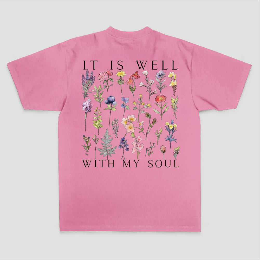 It Is Well With My Soul Printed Women's T-shirt