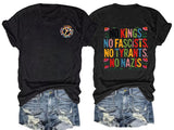 No Kings In America Print  T-shirt