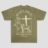 He Left The 99 To Rescue Me Printed Men's T-shirt