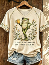 Women's Casual Print Short-Sleeve T-Shirt