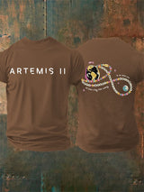 Men's  Fun Planet Print T-Shirt