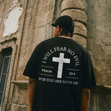I Will Fear No Evil Printed Men's T-shirt