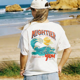 Mightier Than The Waves Of The Sea Is His Love For You Printed Women's T-shirt