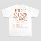 For God So Loved The World John 3:16 Bible Verse Print Printed Women's T-shirt