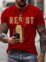 🔥Buy 3 Get 15% Off🔥Men's Penguins Resist Tariffs Printing T Shirt