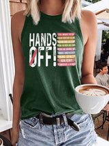 🔥Buy 3 Get 15% Off🔥Women's Retro Hands Off Protest Print Tank Top
