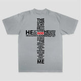 I Will Fear No Evil For You Are With Me Your Rod And Your Staff They Comfort Me God Printed Women's T-shirt