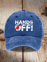 🔥Buy 3 Get 15% Off🔥Unisex Hands Off Protest  Print Hat