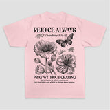 Rejoice Always Printed Women's T-shirt
