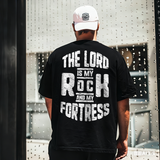 The Lord Is My Rock And My Fortress Printed Men's T-shirt