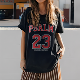 Psalm 23 The Lord Is My Shepherd Printed Women's T-shirt