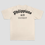 Philippians 4:13 I Can Do All Things Through Him Who Strengthens Me Printed Men's T-shirt