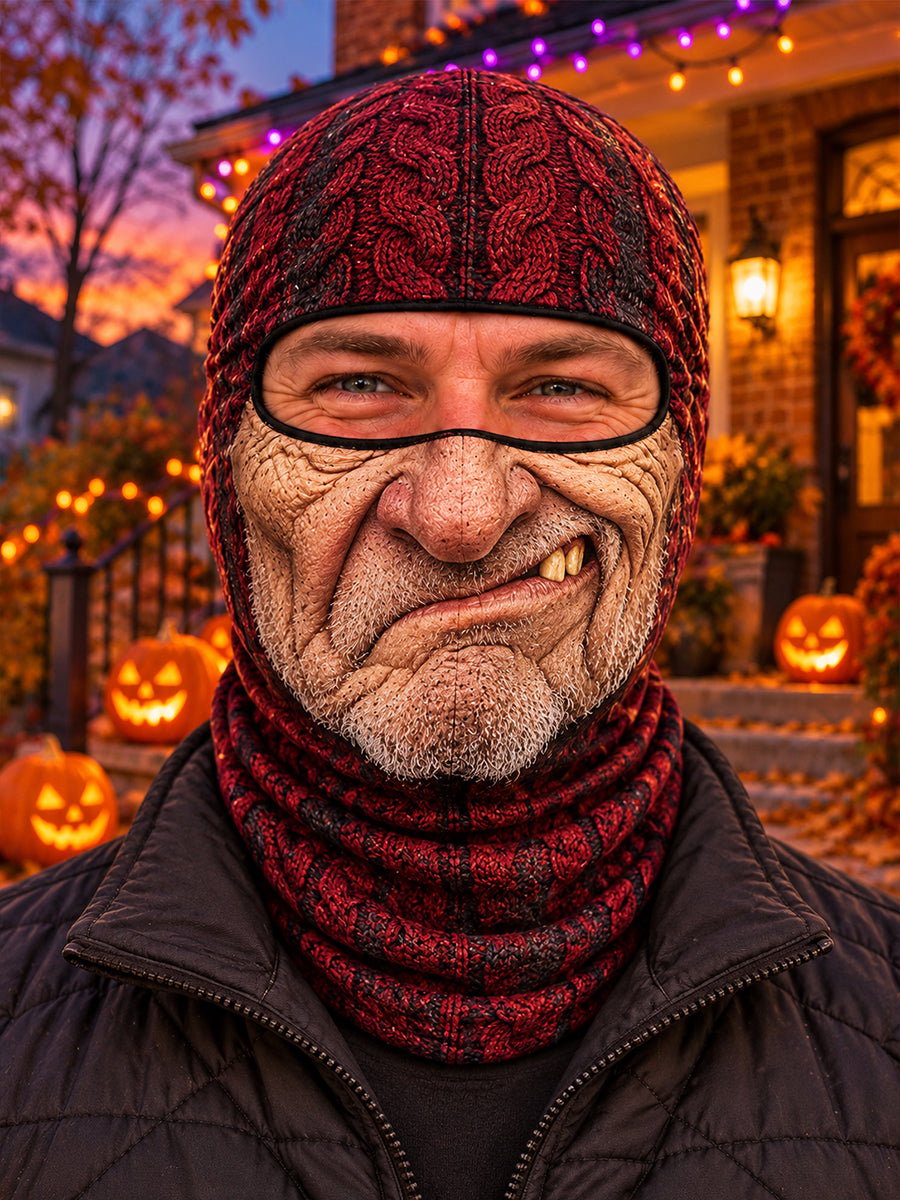 Funny And Wacky Ski Full-Face Balaclava Hood